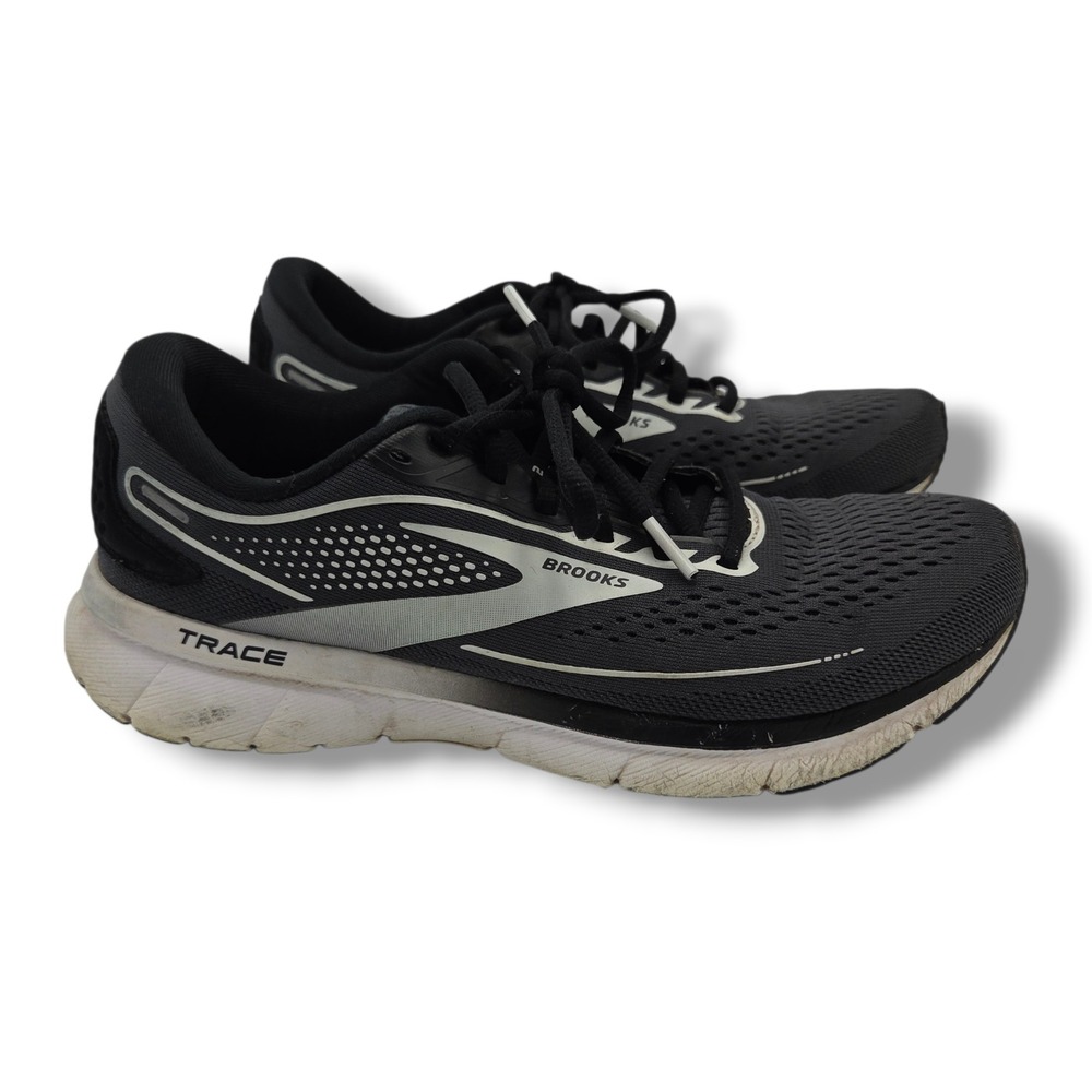 Brooks Trace 2 Sneakers Womens 8.5 Ebony Black‎ Track Road Running Shoes